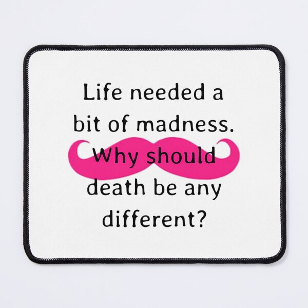 Item preview, Wilford Warfstache - Markiplier - Madness Quote designed and sold by hirschlauryn.
