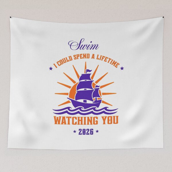Item preview, Sailboat Ocean Sunset Love Lifetime Design designed and sold by LochlanKind.