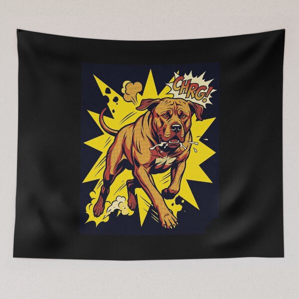 Item preview, The Silent Sumo: Meiji Tosa Inu Comic Pop Art Print designed and sold by FreiherrPK.