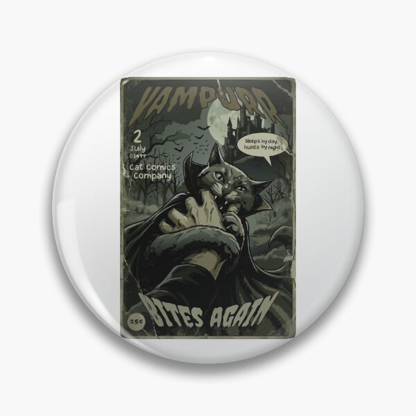 Item preview, Vampurr Bites Again. Old comics. Funny Cat. designed and sold by NPC-wear.