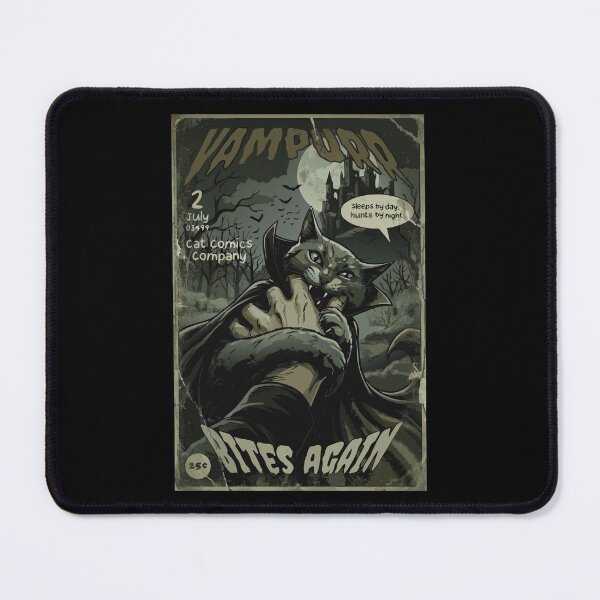 Item preview, Vampurr Bites Again. Old comics. Funny Cat. designed and sold by NPC-wear.