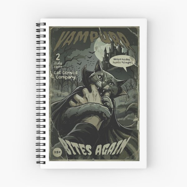 Item preview, Vampurr Bites Again. Old comics. Funny Cat. designed and sold by NPC-wear.