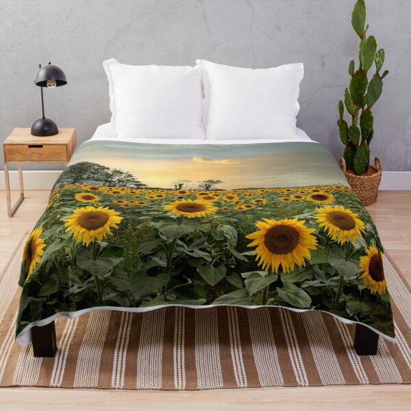 Item preview, field of sunflowers designed and sold by kathleenjean.