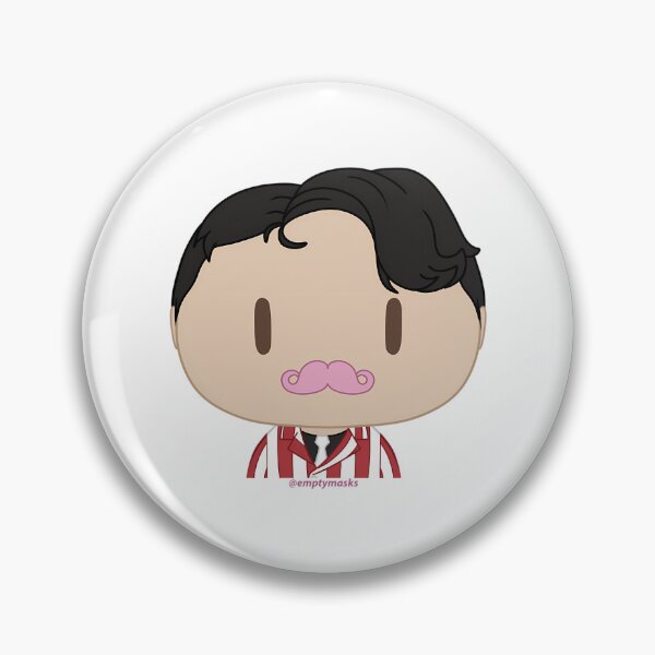 Item preview, Wilford Warfstache 3 - Chibi Head Stickers designed and sold by hirschlauryn.