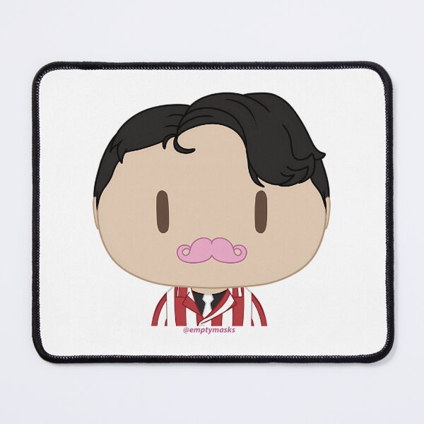 Item preview, Wilford Warfstache 3 - Chibi Head Stickers designed and sold by hirschlauryn.