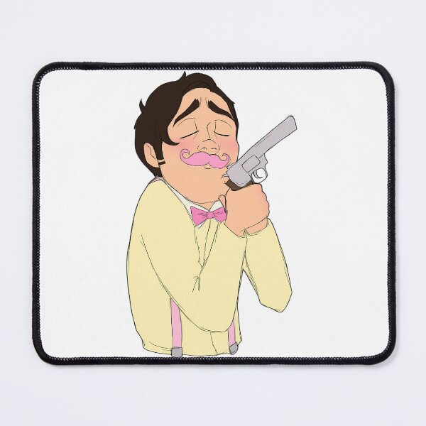 Item preview, Wilford Warfstache Really Loves His Gun designed and sold by hirschlauryn.