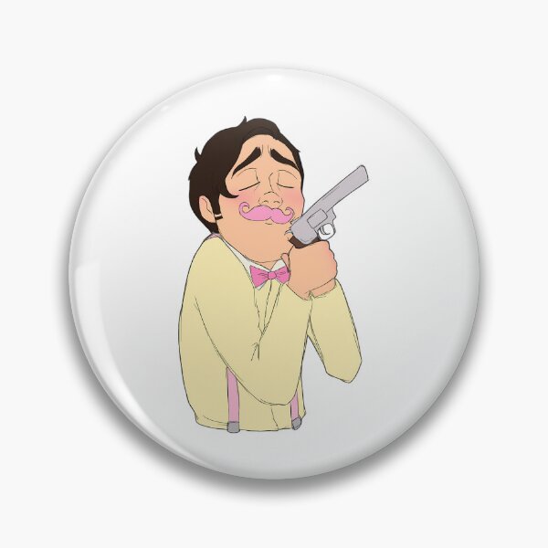 Item preview, Wilford Warfstache Really Loves His Gun designed and sold by hirschlauryn.