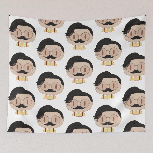 Item preview, William The Colonel 2 - Chibi Head Stickers designed and sold by hirschlauryn.