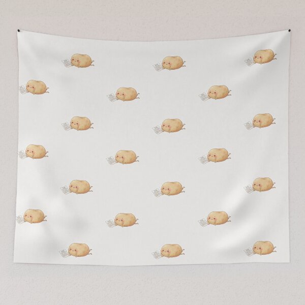Item preview, Procrastinating Kawaii Potato Sticker designed and sold by Cerys-GS.