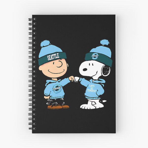 Item preview, Snoopy and Charlie Brown Seattle Kraken Ice Hockey designed and sold by zion28.