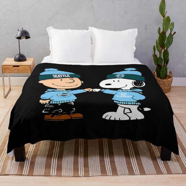 Item preview, Snoopy and Charlie Brown Seattle Kraken Ice Hockey designed and sold by zion28.