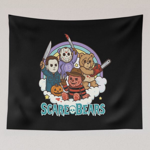 Item preview, Scare Bears Horror Mashup Chibi Bears Rainbow designed and sold by DONNASAL.
