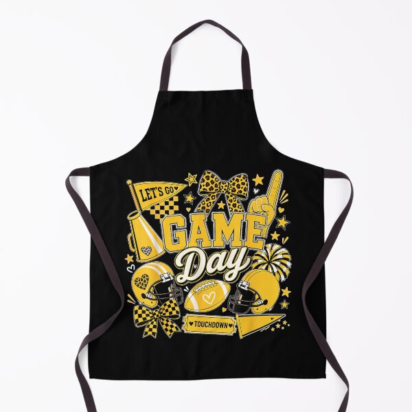 Item preview, Game Day Football Season Black & Gold Yellow Kids Women Men designed and sold by RannaHile.