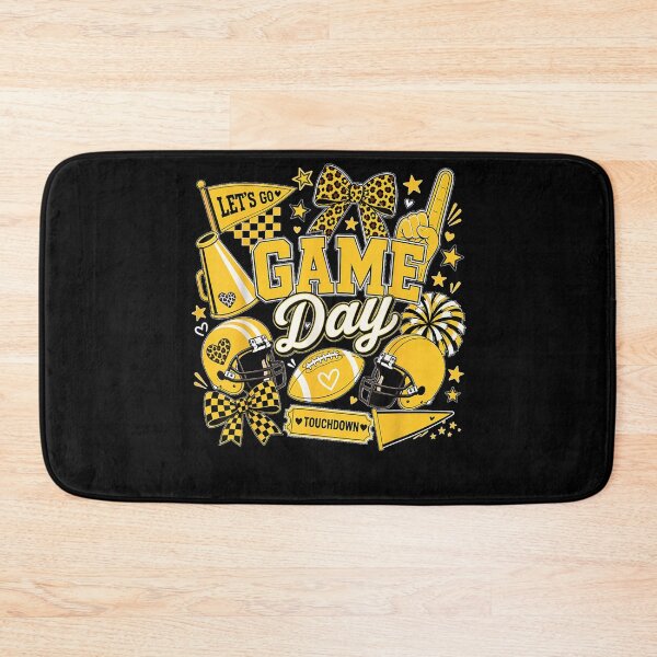 Item preview, Game Day Football Season Black & Gold Yellow Kids Women Men designed and sold by RannaHile.