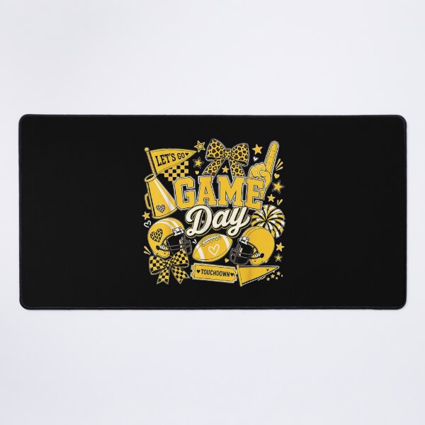 Item preview, Game Day Football Season Black & Gold Yellow Kids Women Men designed and sold by RannaHile.