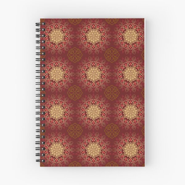 Item preview, Burgundy Gold Mandala Pattern designed and sold by HappyMind25Std.
