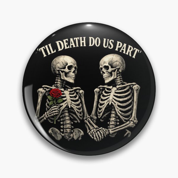 Item preview, Till Death Do Us Part – Skeleton Couple – Gothic Love designed and sold by Nela-&-Lena.