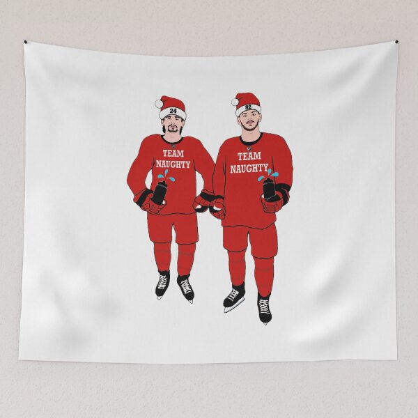 Item preview, Holiday Hockey Duo Santa Hat designed and sold by BartholRhyat.