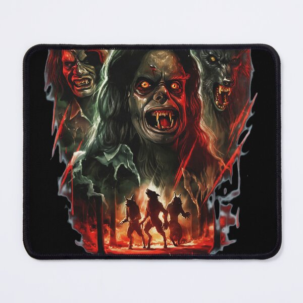 Item preview, The Howling Cinematic Creature Collage Art designed and sold by DONNASAL.