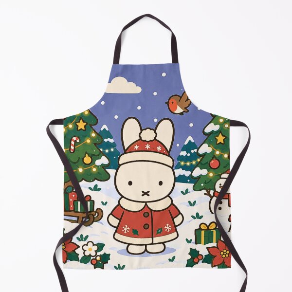 Item preview, Cute Christmas Rabbit Blue Snowy Night designed and sold by Cozy Moss Studio.