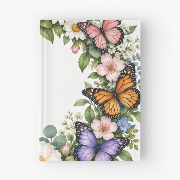 Item preview, Colorful wreath of wildflowers and butterflies designed and sold by ArcaneVisionArt.