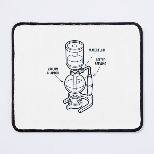 Item preview, Isometric Vacuum Coffee Maker Technical Diagram designed and sold by Qavex Design Co..