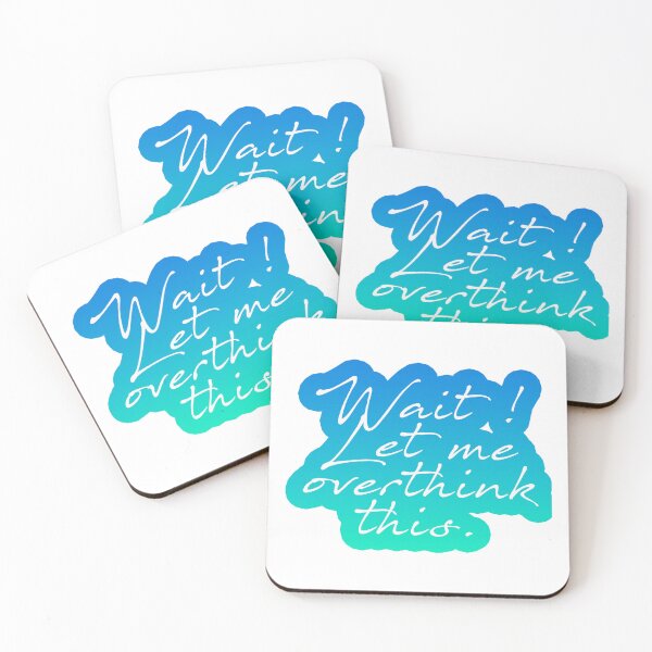 Item preview, Blue rainbow wait let me overthink this designed and sold by Anne Londez Studio.