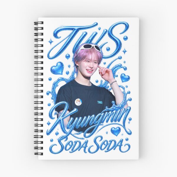 Item preview, Bright Y2K Water Splash Soda Typography TWS Kyungmin designed and sold by Valeree Store.
