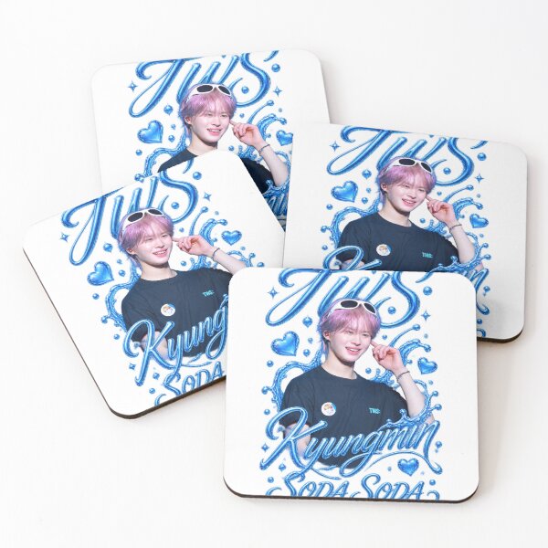 Item preview, Bright Y2K Water Splash Soda Typography TWS Kyungmin designed and sold by Valeree Store.