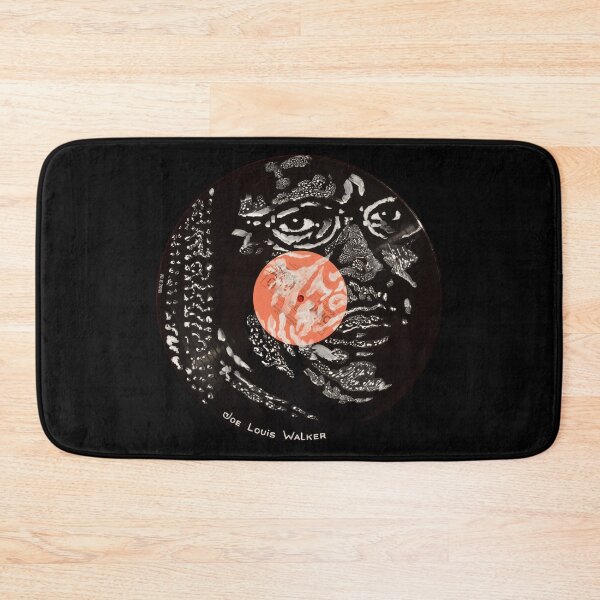 Item preview, Joe Louis Walker Blues Hall of Fame Icon & Electric Guitar Legend Portrait Painted on Vinyl Record Wall Art – Facevinyl #72 designed and sold by Yurii Yermolenko.