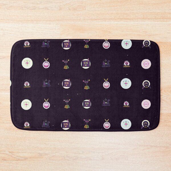 Item preview, Witch and Wizard Date Night Vector Micro Icon Seamless Pattern designed and sold by KungPowUnicorn.