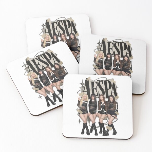 Item preview, aespa Four Members Stadium Tape Collage designed and sold by Valereekmerch.