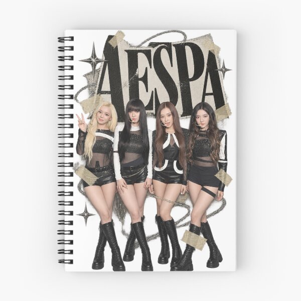 Item preview, aespa Four Members Stadium Tape Collage designed and sold by Valereekmerch.