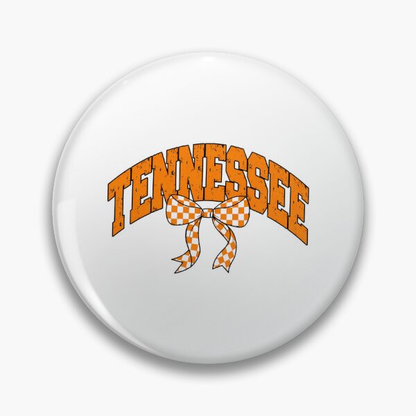 Item preview, Tennessee Collegiate Style Checkered Bow designed and sold by LochlanKind.