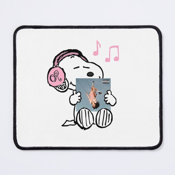 Item preview, Snoopy Listening To Olivia Rodrigo Album designed and sold by Worldofrat.