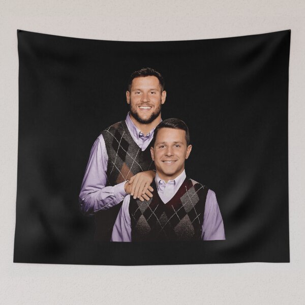 Item preview, Retro Sports & Music Duo Portrait designed and sold by Rumney66.
