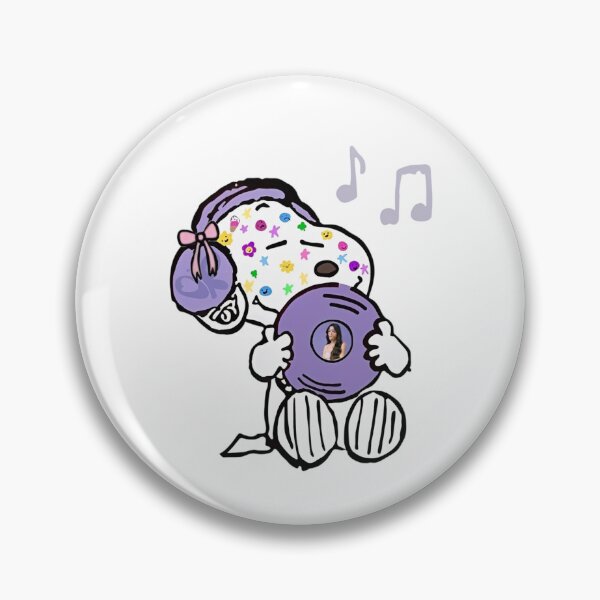 Item preview, Snoopy Sticker Face Olivia Rodrigo Purple Vinyl designed and sold by Worldofrat.