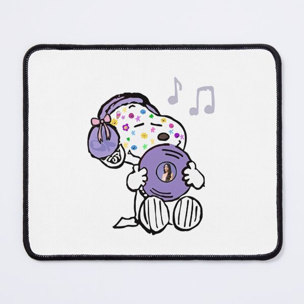 Item preview, Snoopy Sticker Face Olivia Rodrigo Purple Vinyl designed and sold by Worldofrat.