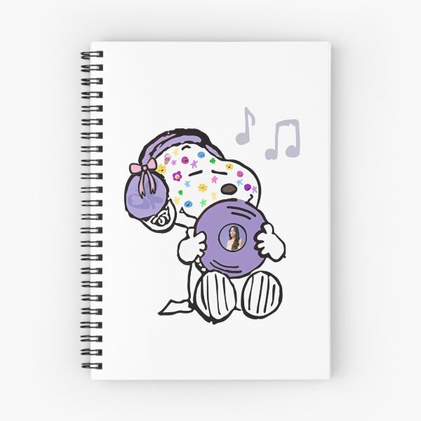 Item preview, Snoopy Sticker Face Olivia Rodrigo Purple Vinyl designed and sold by Worldofrat.