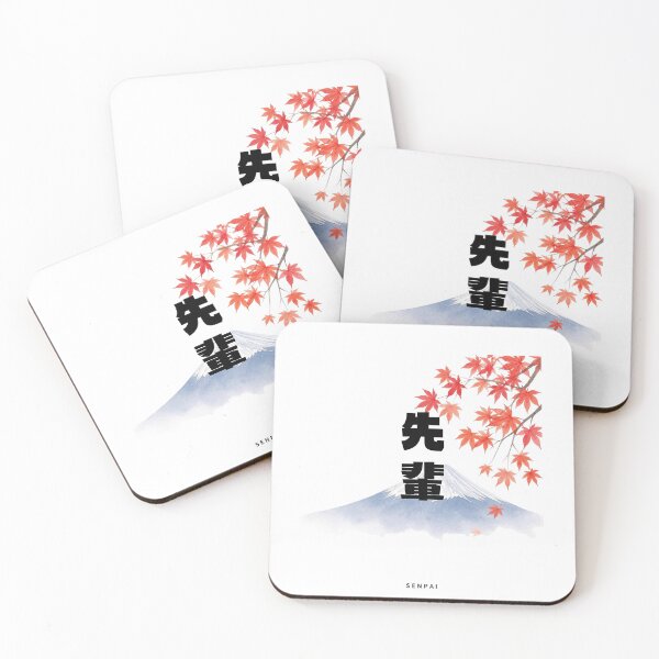 Item preview, Senpai | Mount Fuji & Autumn Leaves | Japanese Design designed and sold by JapanMemoir.