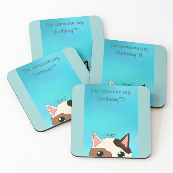 Item preview, Did Someone Say Birthday Cat designed and sold by JaygiesDesign.