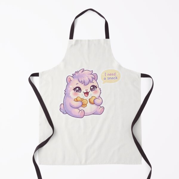 Item preview, I Need a Snack Kawaii Hamster Sticker designed and sold by Cerys-GS.