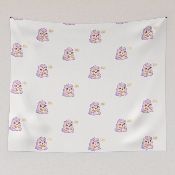 Item preview, I Need a Snack Kawaii Hamster Sticker designed and sold by Cerys-GS.