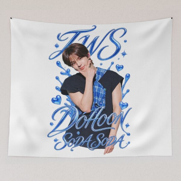 Item preview, Bubbly Water Splash Y2K Pop Typography TWS Dohoon designed and sold by Valeree Store.
