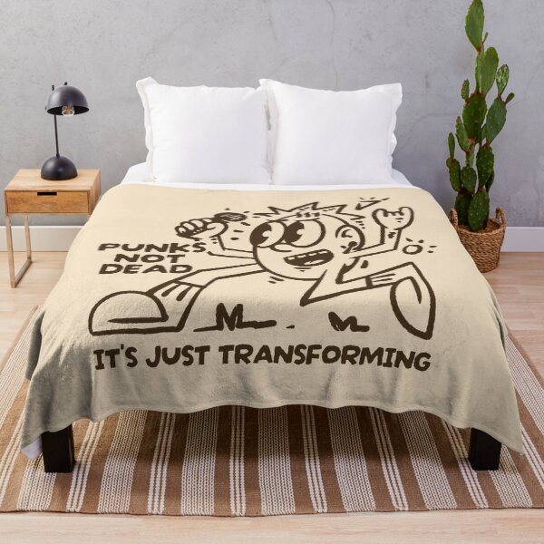 Item preview, Punks Not Dead It's Just Transforming - Vintage Cartoon designed and sold by adipra.