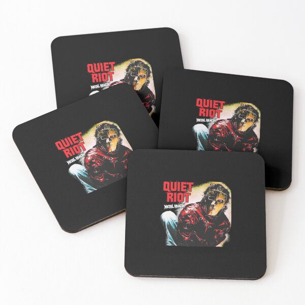 Item preview, Quiet Riot Metal Health Masked Figure Illustration designed and sold by MATTHCORIN.