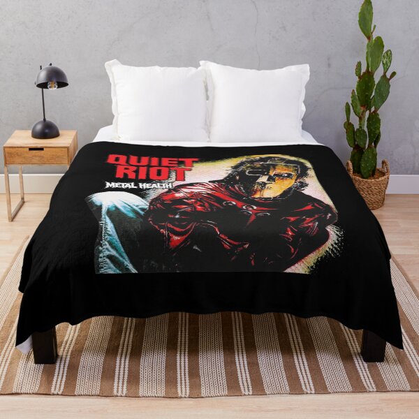 Item preview, Quiet Riot Metal Health Masked Figure Illustration designed and sold by MATTHCORIN.
