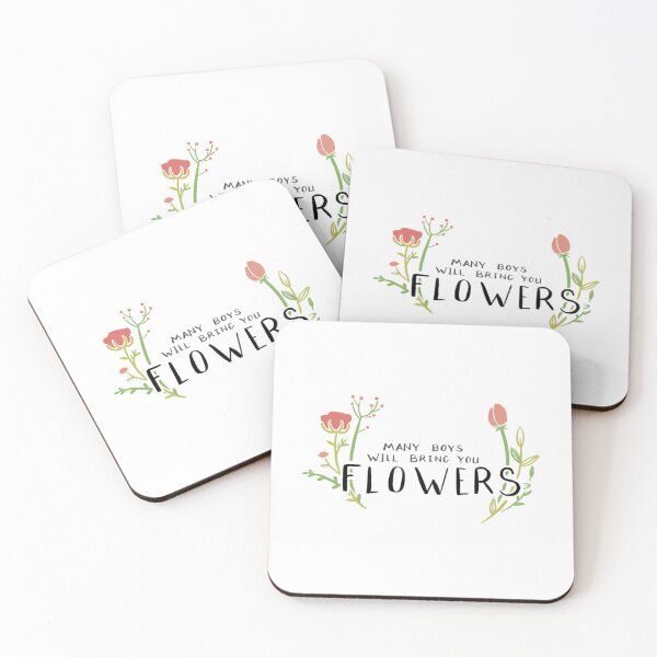 Item preview, Many Boys Will Bring You Flowers- Leigh Bardugo Quote designed and sold by Noa-Tolbert.
