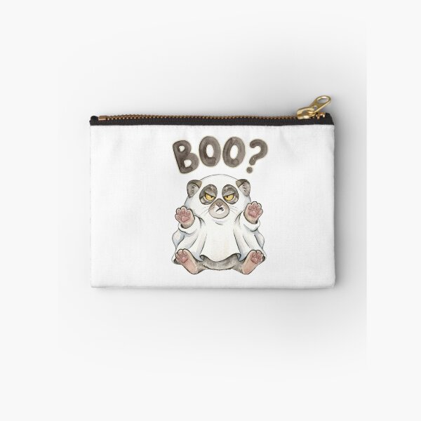 Item preview, Grumpy Pallas Cat Ghost - Boo? Watercolor Art designed and sold by PawtopiaArt.