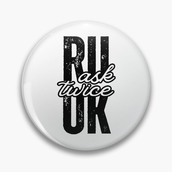 Item preview, R U OK Ask twice Event day Mental Health Support designed and sold by CyberArtistOne.